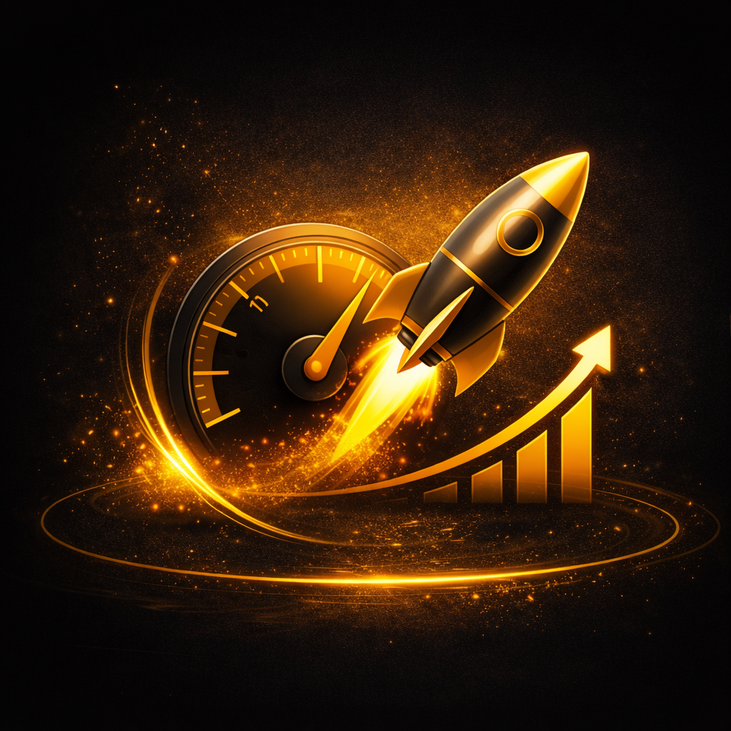 Business growth acceleration and performance systems illustration